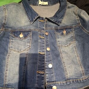 Agnes Orinda Blue Denim Jacket